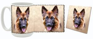 MugWorld German Shepherd Mug and Coaster Combo Style Two