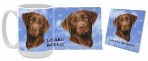 MugWorld Chocolate Labrador Retriever Mug and Coaster Combo