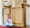 Cardinal Mahogany Wood Dog & Baby Safety Gate