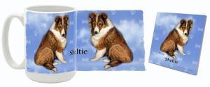 MugWorld Sheltie Mug and Coaster Combo