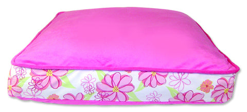 Trend Lab Pink Velour w/Hula Baby Print Dog Bed