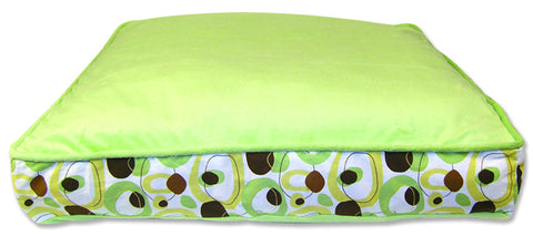 Trend Lab Sage Velour w/Giggles Print Dog Bed