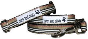 Owen & Olivia London Stripe Dog Leash