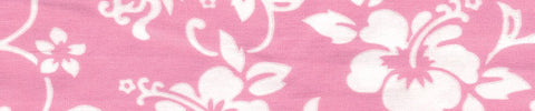 Elmo's Closet Hawaii Time Light Pink Dog Collar