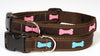 Spot My Dog Pink Bones Dog Collar