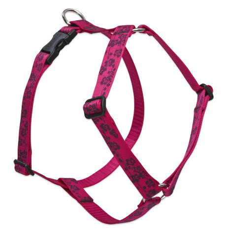 Lupine Plum Blossoms Large Dog Harness (1 Inch)