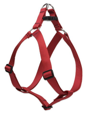 Lupine Solid Red Step-In Dog Harness