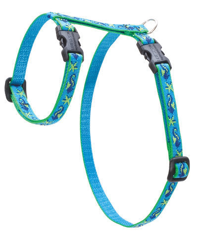 Lupine Sea Ponies Small H-Style Harness for Dogs & Cats (1/2 Inch)
