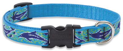 Lupine Dolphin Bay Medium Dog Collar (3/4 Inch)