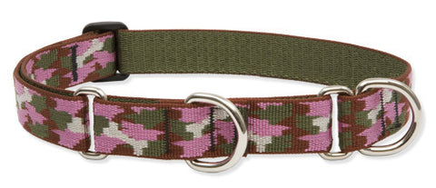 Lupine Camo Chic Large Martingale Dog Collar (1 Inch)