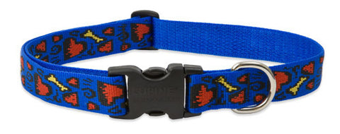 Lupine Doggie Dreams Large Dog Collar (1 Inch)