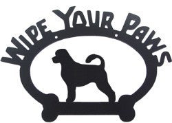 Sweeney Ridge Portuguese Water Dog Wipe Your Paws Sign