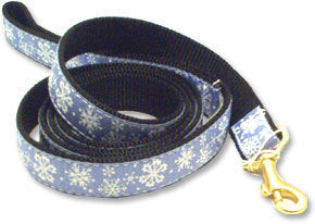 Up Country Snowflakes Dog Leash