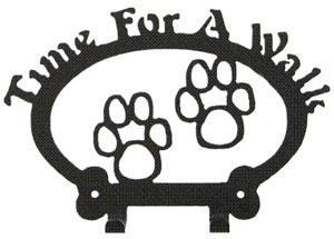 Sweeney Ridge Paw Prints Dog Leash Hook