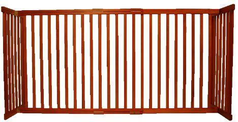 Dynamic Accents 30" All Wood Free Standing Dog Gate