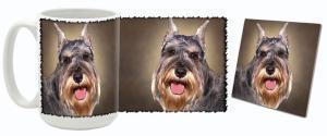 MugWorld Schnauzer Mug and Coaster Combo Style Two