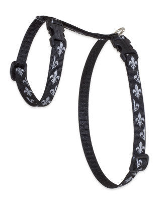 Lupine Silver Charm Small H-Style Harness for Dogs & Cats (1/2 Inch)
