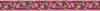 Lupine Cherry Blossoms Small Dog Collar (1/2 Inch)
