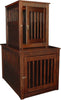 Dynamic Accents End Table Dog Crate (Oak)
