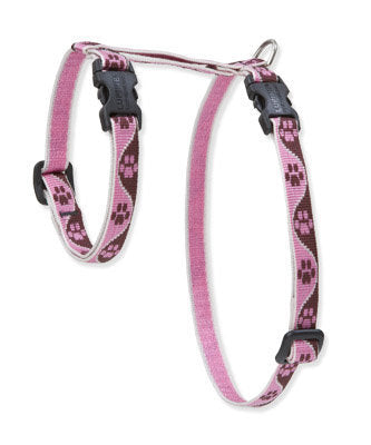 Lupine Tickled Pink Small H-Style Harness for Dogs & Cats (1/2 Inch)