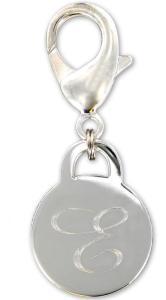 mhound Sterling Silver Classic Circle Dog ID Tag