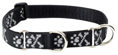 Lupine Bling Bonz Large Martingale Dog Collar (1 Inch)