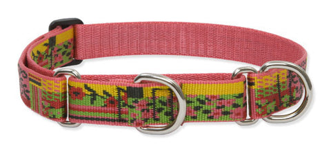 Lupine Flower Patch Large Martingale Dog Collar (1 Inch)