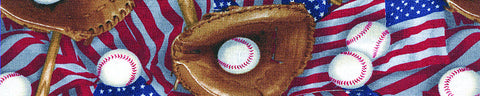 Elmo's Closet American Sport (Baseball) Dog Collar