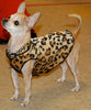 Gold Paw Animal Prints Cozy Dog Coat