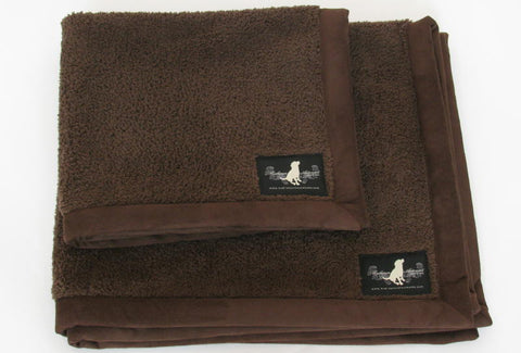 Madison Avenue Mutts Bungalow Dark Chocolate Dog Blanket
