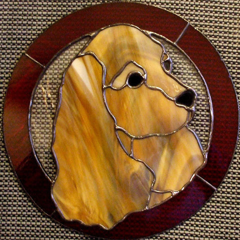 Cocker Spaniel Stained Glass Artwork