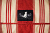 Madison Avenue Mutts Hamptons Red Stripe Dog Bed