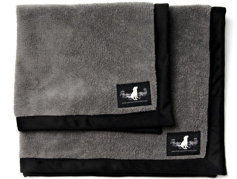 Madison Avenue Mutts Bungalow Black Dog Blanket