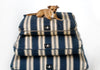 Madison Avenue Mutts Hamptons Blue Stripe Dog Bed