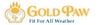 Gold Paw Reflector Cloud Collar