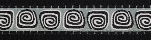 Red Dingo Hypno Black Bucklebone Dog Collar