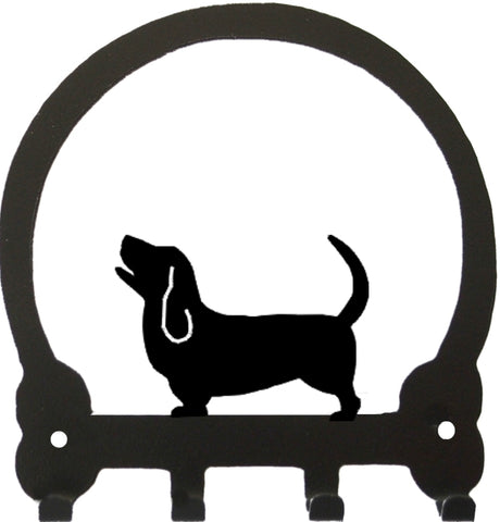 Sweeney Ridge Basset Hound Key Rack