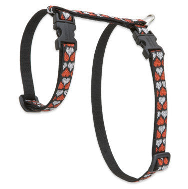 Lupine Love Struck Small H-Style Harness for Dogs & Cats (1/2 Inch)