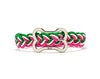 Mascot Sailor's Knot Solids Pink/Green/White Dog Leash