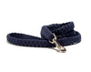 Mascot Sailor's Knot Naturals Navy Buckle Dog Collar
