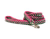Mascot Sailor's Knot Solids Pink/Green/White Dog Collar