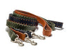 Mascot Signature Lace Navy Leather Dog Collar