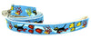 Wagging Green Making Waves Bamboo Dog Collar
