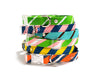 Mascot Old School Repp Orange & Blue Dog Collar