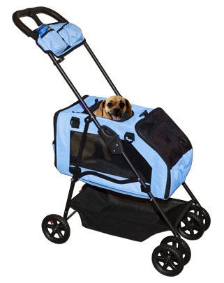 Pet Gear Blue Travel System Car Seat Stroller Combo