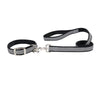 East Side Collection Black Houndstooth Dog Leash