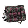 East Side Collection Herringbone Plaid Pet Carrier