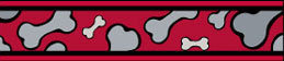 Red Dingo Red Bonarama Bucklebone Dog Collar