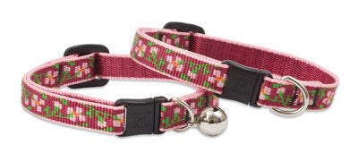 Lupine Cherry Blossoms Cat Breakaway Collar (1/2 Inch)
