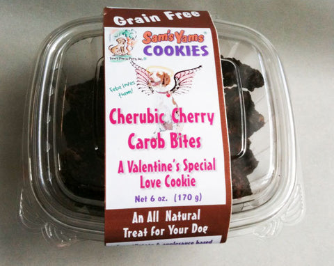 Cherubic Cherry Carob Bites Dog Treats By Sam's Yams